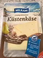 Mängden socker i Küstenkäse
