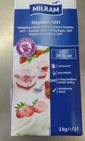 Mängden socker i Whipping cream