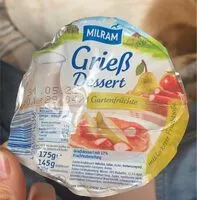 Mängden socker i Grieß dessert