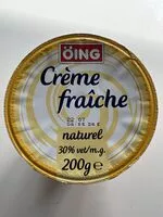 Mängden socker i Crème fraiche naturel