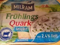 Mängden socker i Milram fruhlingsquark leicht