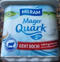Mängden socker i Milram Magerquark
