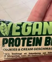 Mängden socker i Cookies and cream protein bar