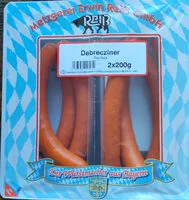 Mängden socker i Debreciner