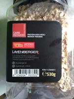 Mängden socker i Layenberger, lowcrab protein keks-müsli Beeren-Trauben