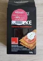 Mängden socker i High Protein Knacke Tomate-Mozzarella