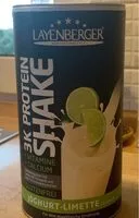 Mängden socker i Proteinshake Joghurt-Limette