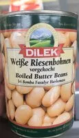 Mängden socker i Boiled Butter Beans