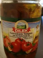 Mängden socker i Getrocknete Tomaten Mit Kräutern In öl