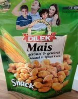 Mängden socker i Mais geröstet & gewürzt