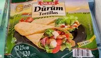Mängden socker i Dürüm Tortillas