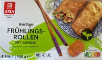 Mängden socker i Frühlingsrollen mit Gemüse