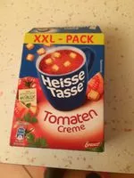 Mängden socker i Heisse Tasse, Tomaten Creme