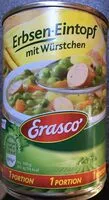 Mängden socker i Erbsen-Eintopf mit Würstchen