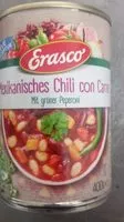 Mängden socker i Erasco Chili Con Carne