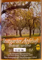 Mängden socker i Stuttgarter Apfelsaft