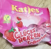Mängden socker i Glücksherzen Erdbeerliebe