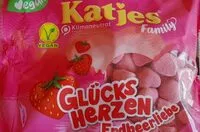 Mängden socker i Glücksherzen Erdbeerliebe