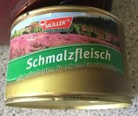 Mängden socker i Schmalzfleisch mit geräuchertem Speck und Gewürzgurken