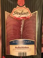 Mängden socker i Nußschinken