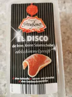 Mängden socker i El Disco edelschimmelgereift Salami