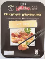 Mängden socker i Meal Quick Fruchtiges Hühnercurry mit Reis