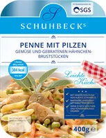 Mängden socker i Schuhbecks Penne mit Pilzen