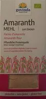 Mängden socker i Amaranth Mehl