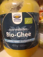 Mängden socker i Govinda Ayurvedisk økologisk Ghee (ghi)