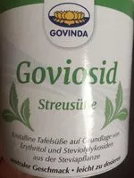 Mängden socker i goviosid