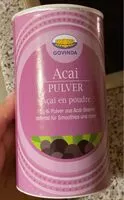 Mängden socker i Acai Pulver