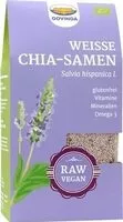 Mängden socker i Bio Weiße Chia samen (200 G) Von Govinda