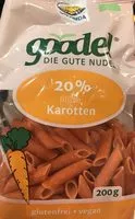 Mängden socker i Goodel Nudel Frische Karotten