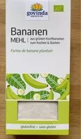 Mängden socker i Farine de banane plantain