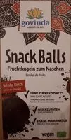Mängden socker i Snack Balls Schoko Kirsch