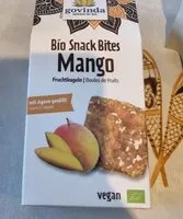 Mängden socker i Bio snack bites Mango