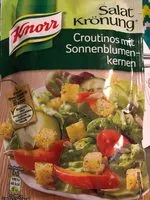 Mängden socker i Salat Krönung - Croutinos mit Sonnenblumenkernen