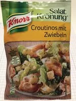 Mängden socker i Croutinos mit Zweibel