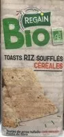 Mängden socker i Toast riz soufflés céréales