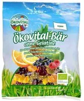 Mängden socker i Ökovital-Bär ohne Gelatine