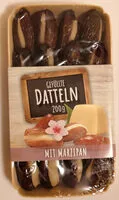 Mängden socker i Gefüllte Datteln mit Marzipan
