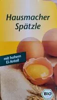 Mängden socker i Hausmacher Spätzle