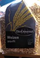 Mängden socker i Weizen gepufft