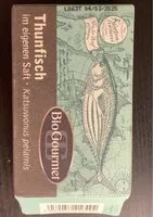 Mängden socker i Thunfisch