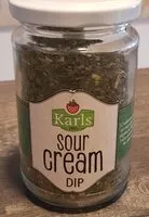 Mängden socker i Sour cream DIP