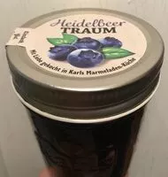 Mängden socker i Marmelade Heidelbeere