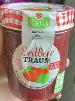 Mängden socker i Erdbeer Traum