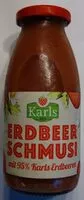 Mängden socker i Erdbeer Schmusi mit 95% Karls Erdbeeren
