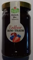 Mängden socker i Erbeer Rum Traum