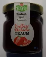 Mängden socker i Erdbeer Rhabarber Traum